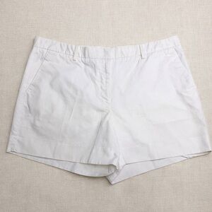 Khakis by GAP Weekend Shorts White Chino Size 16 Womens NWOT